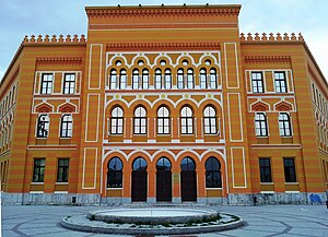Le bâtiment du lycée de Mostar, 1893-1902