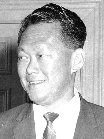 Lee Kuan Yew, first Prime Minister of Singapore and one of the founders of the People's Action Party