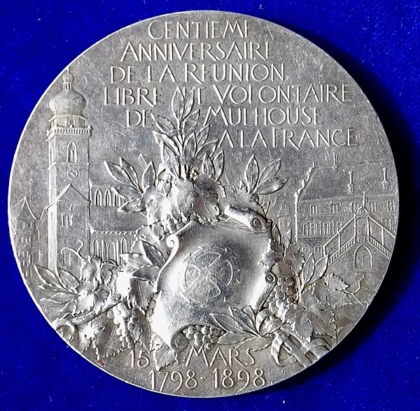 Reverse of the medal