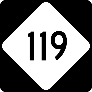 <span class="mw-page-title-main">North Carolina Highway 119</span> State highway in North Carolina, US