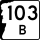 New Hampshire Rute 103B penanda
