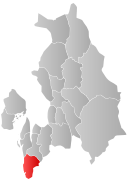 Vị trí Vestby tại Akershus