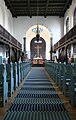 Nazaret Kirke. Interior. Portrait format.