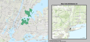 New York US Congressional District 14 (siden 2013). Tif