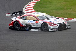 2016 GT500 champions, #39 Denso Kobelco SARD Lexus RC F. No.39 DENSO KOBELCO SARD RC F at 2016 International Suzuka 1000km (8).jpg