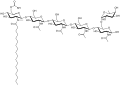 NodAc-V (Me,Cb,C18-0,Fuc) from Azorhizobium caulinodans