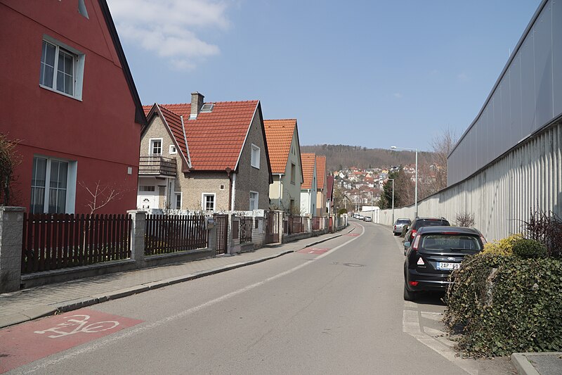 File:North view of U Jankovky street in Radotín, Prague.jpg