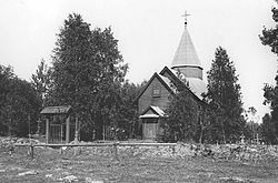 Novasolkan kirkko vuonna 1911.