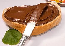 Nutella hazelnut-chocolate spread Nutella (cropped).jpg