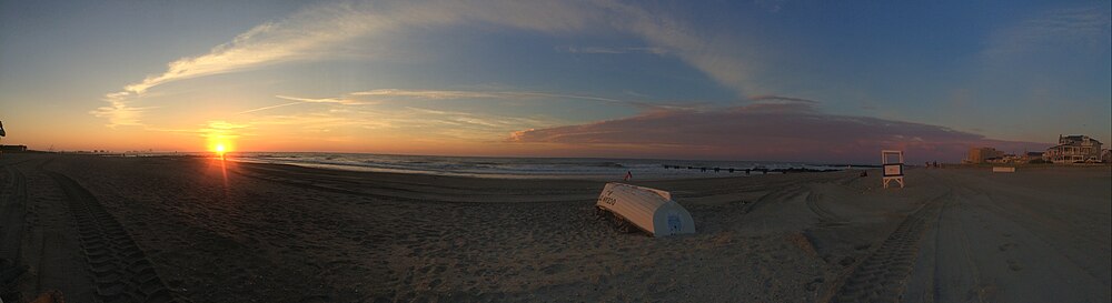 Sunrise from North St. Beach, August 2015