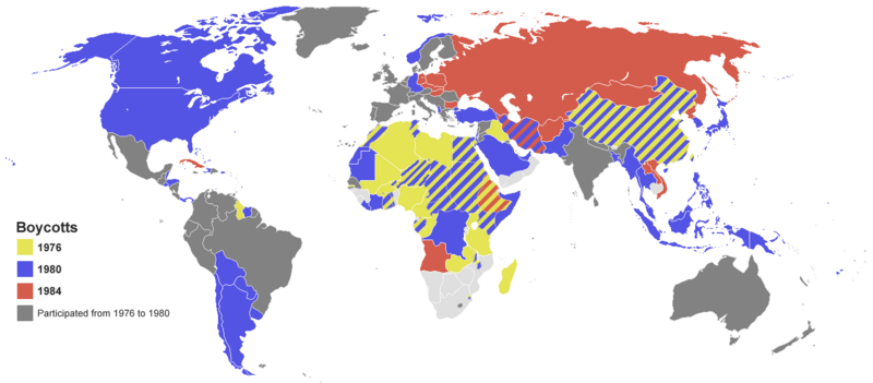 File:Olympic boycotts from 1976 - 1984.png