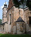 Polski: Kolegiata - widok od strony prezbiterium