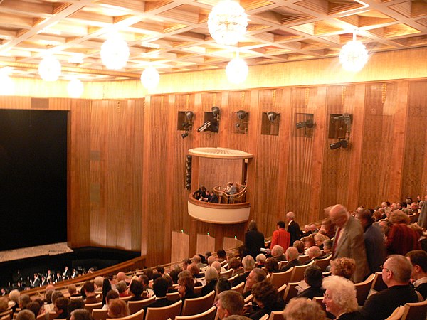 Interior of Leipzig Opera