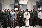 Members of Revolutionary Government of the Republic of Indonesia. March 01, 1958