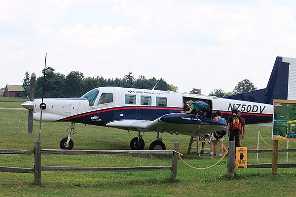 PAC-750 XL used for skydiving. Meyers-Diver's Airport, Tecumseh, Michigan