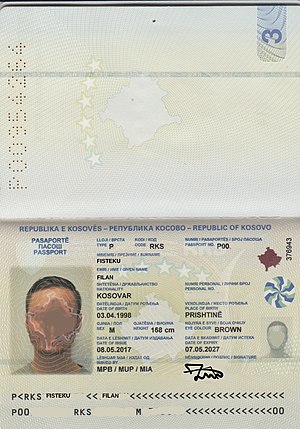 Pasaporta E Kosovës