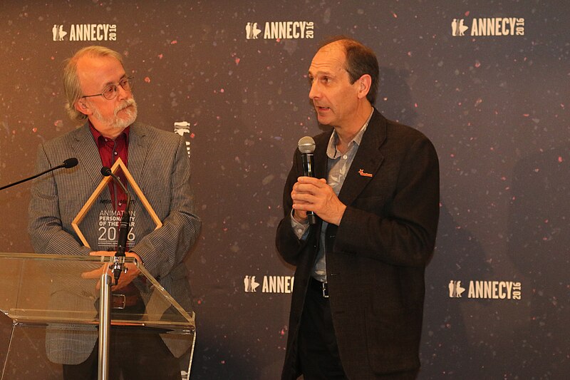 File:Peter Lord and David Sproxton, Annecy International Animation Film Festival 2016.jpg