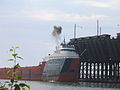 Thumbnail for File:Phillip R. Clarke entering ore dock.jpg