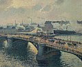 『ルーアンのボワエルデュー橋、日没、霧』1896年。油彩、キャンバス。ルーアン美術館[133]。