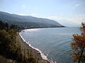 Поглед на брегот на Охридското Езеро