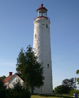 Imperial Towers group of lighthouses on  Lake Huron, Canada