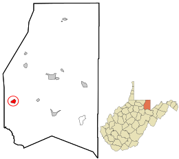 Location in پریسٹن کاؤنٹی، مغربی ورجینیا and the state of مغربی ورجینیا.