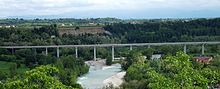 The bridge of the junction on the Stura di Demonte Raccordo a6 fossano ponte stura.jpg