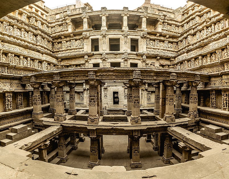 Rani ki vav is a stepwell, built by the Chaulukya dynasty, located in Patan; the city was sacked by Sultan of Delhi Qutb-ud-din Aybak between 1200 and 1210, and again by the Allauddin Khilji in 1298.[150]