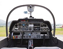 Cockpit einer Robin DR 400/180R