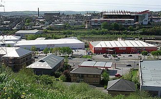 Retail units near the site of the former power station Retail Park off Valley Road - geograph.org.uk - 416689.jpg