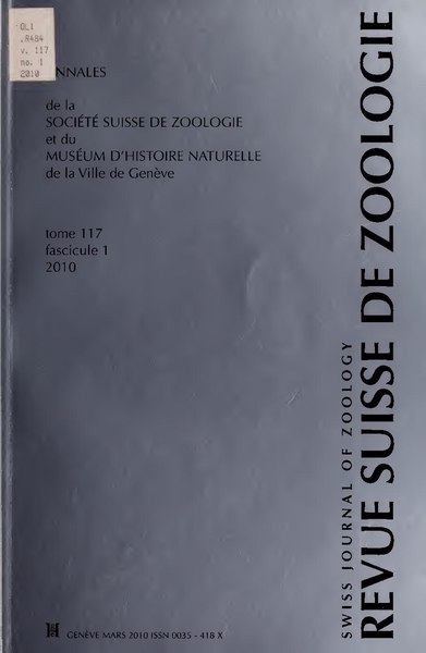 File:Revue suisse de zoologie. (IA revuesuissedezoo1171schw).pdf