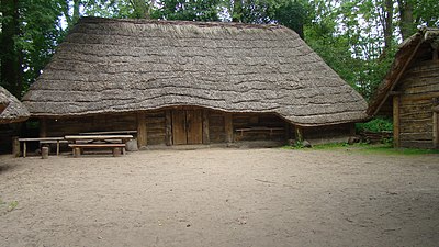 Reconstruction of a Lusatian culture house