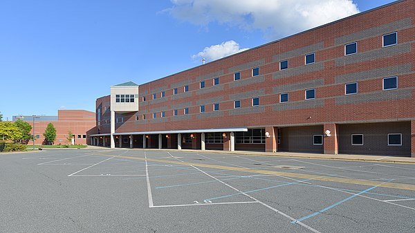 Richard Montgomery H.S. bus area, Rockville, MD