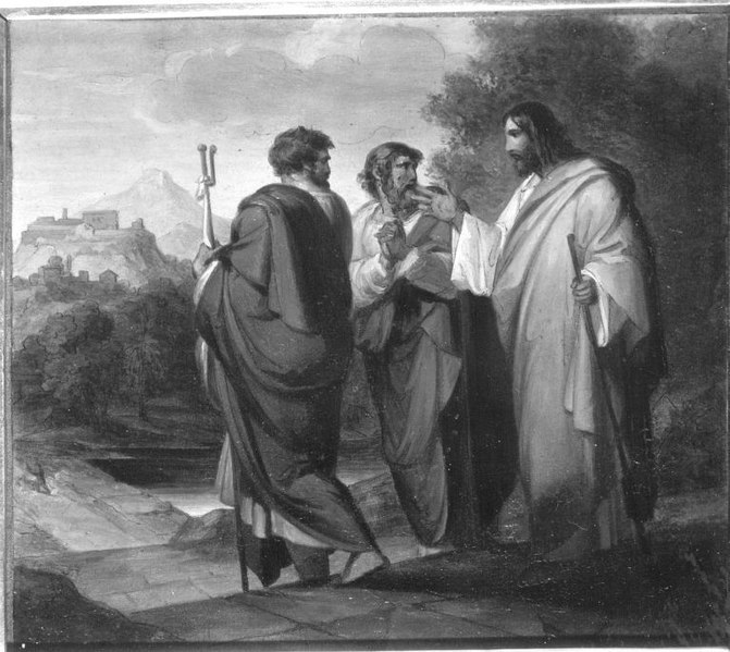 File:Robert Langer - Christus auf dem Weg nach Emmaus - 7621 - Bavarian State Painting Collections.jpg