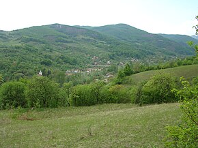 Romania Alba Geoagiu de Sus village panorama 30.jpg