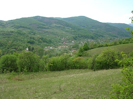 Romania Alba Geoagiu de Sus village panorama 30.jpg