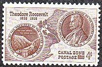 Canal Zone postage
1958 issue Roosevelt Canal Zone111.jpg