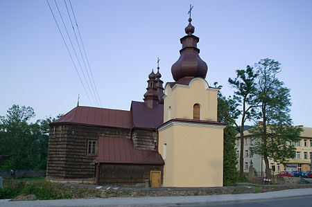 Ropa, barokowy kościół drewniany pw. św. Michała Archanioła z 1761 roku