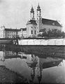 Roth an der Roth Äussere Ansicht der Kirche 1889 Sammlung Schwäbischer Baudenkmale und Kunstarbeiten, 20, Barock-Rokoko-Abteikirchen und deren Kunstschätze 230*167mm