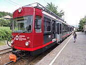 SAD 24 im Anstrich der Rittner Bahn in Klobenstein