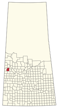 Posizione della RM di Hillsdale No. 440 in Saskatchewan