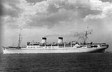 Conte Grande, with which Statendam had a minor collision in Havana on 1 January 1931 SS Conte Grande.jpg