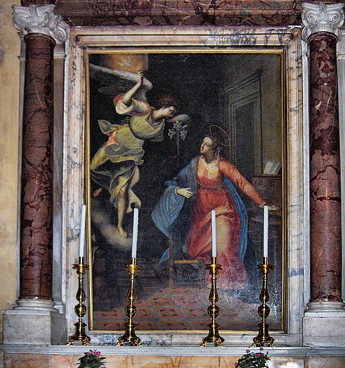 "The Annunciation" by Ottavio Lioni