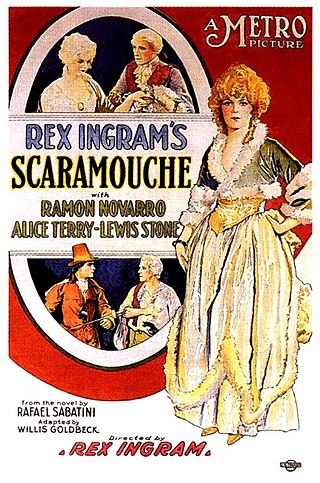 <i>Scaramouche</i> (1923 film) 1923 film by Rex Ingram