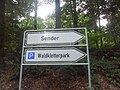 Schild zu Rundfunksender