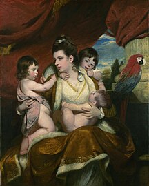 Lady Cockburn and Her Three Eldest Sons (1773–1775) - Lady Cockburn hag he zri mab henañ