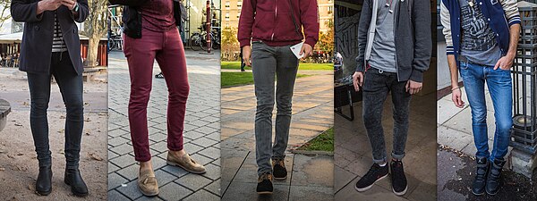 Pantalones Jeans Para Hombres Pitillos, NUEVO