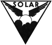 Logo of the Solar Aircraft Company from 1938.