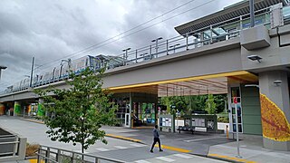 <span class="mw-page-title-main">South Bellevue station</span> Light rail station in Bellevue, Washington