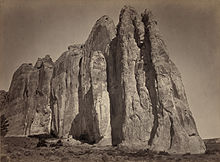 South side of Inscription Rock, New Mexico, by Timothy O'Sullivan, c. 1871 South side of Inscription Rock, New Mexico ppmsca10060u.jpg